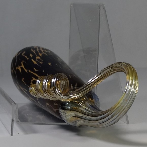 Glass blown handmade eggplant - Small Gourds - Pumpkin Patch Handmade Glass bulb - Picture 4 of 16